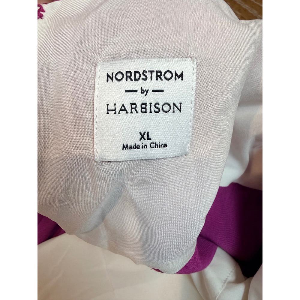 Nordstrom x Harlem's Fashion Row Harbison Satin Maxi Slip Dress Size XL - Picture 6 of 10